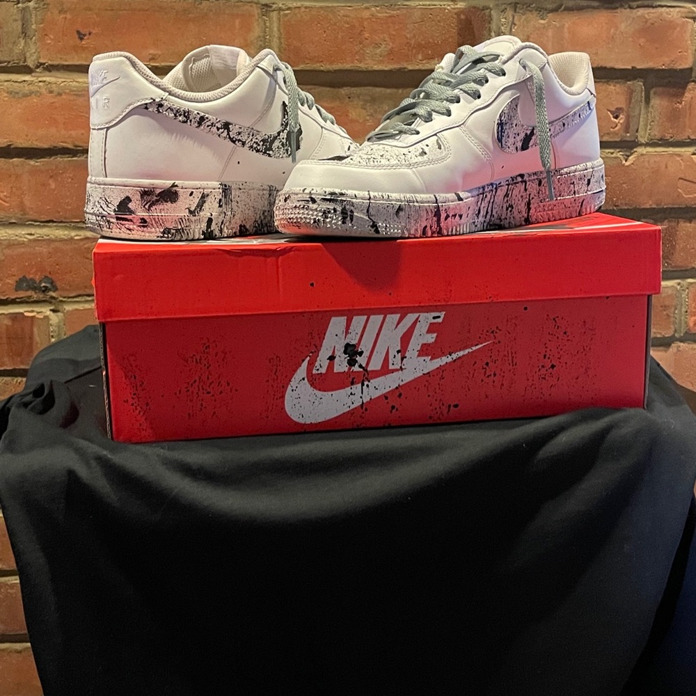 Custom Af1 Black Splash - image 3